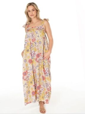 Tori Richard Summer Somewhere Maxi Dress size XL
